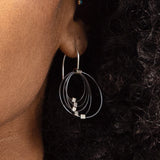 Grad Circle Hook Earrings