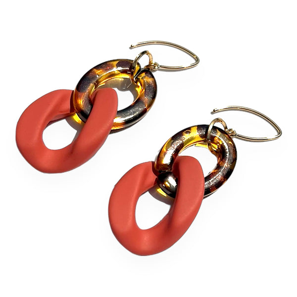 MPR x IMAGINARIUM: Articulate Tortoise Orange Earrings