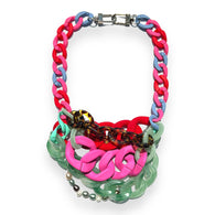 MPR x IMAGINARIUM: Pink Link Necklace