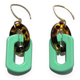 MPR x IMAGINARIUM: Tortoise Teal Earrings