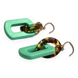 MPR x IMAGINARIUM: Tortoise Teal Earrings