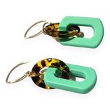 MPR x IMAGINARIUM: Tortoise Teal Earrings