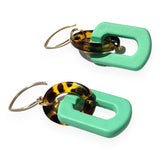 MPR x IMAGINARIUM: Tortoise Teal Earrings