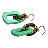 MPR x IMAGINARIUM: Tortoise Teal Earrings