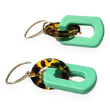 MPR x IMAGINARIUM: Tortoise Teal Earrings