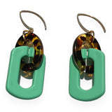 MPR x IMAGINARIUM: Tortoise Teal Earrings