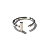 MPR x NU/NUDE Double Perpendicular Tuyau Ring