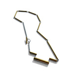 MPR x NU NUDE Tubular Trapezoid Chain Necklace