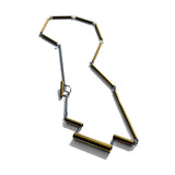 MPR x NU NUDE Tubular Trapezoid Chain Necklace