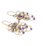 Multi-Interlock Hook Earrings with Stones