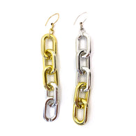 MPR x THE IMAGINARIUM: Mylar Balloon Chain Medium Link Hooks in Asymmetrical Two-Tone